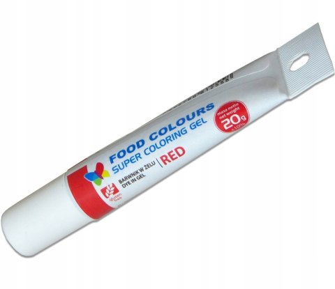 Barwnik żelw tubce Food Colours 20g czerwony Barwnik żelw tubce Food Colours 20g czerwony