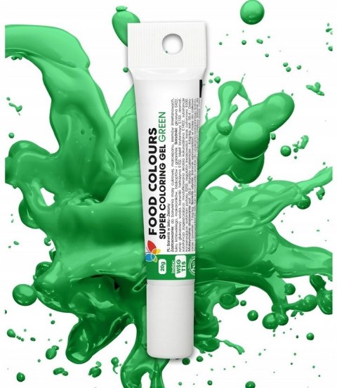 Barwnik żelw tubce Food Colours 20g zielony9 Barwnik żelw tubce Food Colours 20g zielony9
