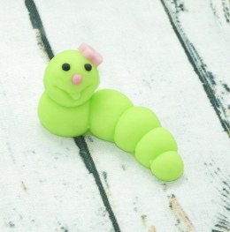 Figurka cukrowa na tort gąsienica ozdoby na tort dekoracje urodzinowe