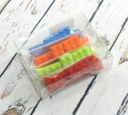 Figurka cukrowa na tort klocki kolorowe ozdoby na tort dekoracje urodzinowe