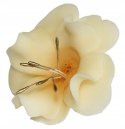 KWIAT CUKROWY MAGNOLIA DEKORACJA TORT ECRU 1x