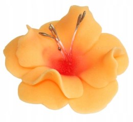 KWIAT CUKROWY MAGNOLIA DEKORACJA TORT herbaciany pomarańcz 1x