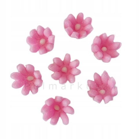 Kwiaty Stokrotka mini cukrowa różowa śr.1cm opak.10 szt. Kwiaty Stokrotka mini cukrowa różowa śr.1cm opak.10 szt.