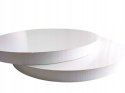 PODKŁAD POD TORT BIAŁY STYRODUR Z PODKŁADKĄ 32 CM BIAŁY