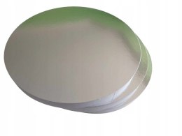 PODKŁAD STYRODUR BIAŁY Z PODKŁADKĄ 26 CM SREBRNY