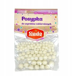 Posypka cukrowa Kuleczki białe perłowe 20 g
