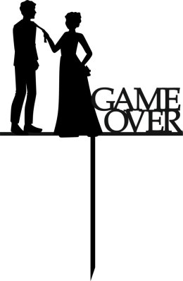 TOPPER CZARNA PLEKSA PARA GAME OVER