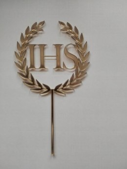 TOPPER pleksa pleksi zlote lustro ihs komunia