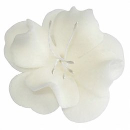 Kwiaty na tort kwiat cukrowy biały magnolia ozdoby na tort urodziny biel