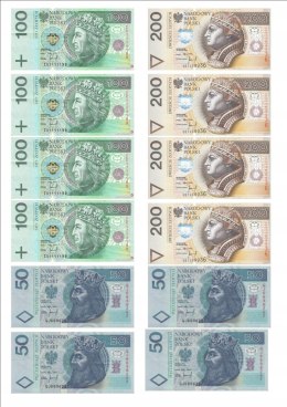 Opłatek tort CUKROWY banknoty 50, 100, 200 a4