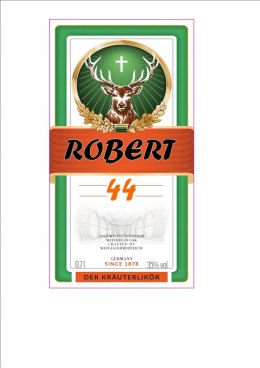 Opłatek tort CUKROWY postaci jagermeister etykieta