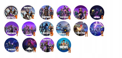 Opłatek tort waflowy bajkowy fortnite 24 cm