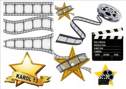 Opłatek tort waflowy postaci FILM a4