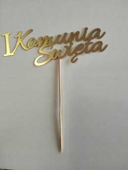 TOPPER KOMUNIA Z PAPIERU BEZ PERSONALIZACJI