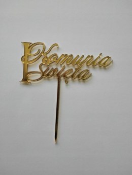 TOPPER KOMUNIA Z PLEKSI BEZ PERSONALIZACJI 2