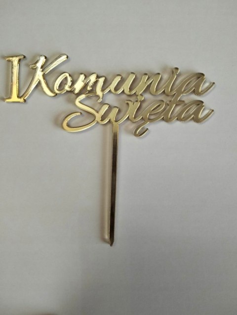 TOPPER KOMUNIA Z PLEKSI BEZ PERSONALIZACJI TOPPER KOMUNIA Z PLEKSI BEZ PERSONALIZACJI