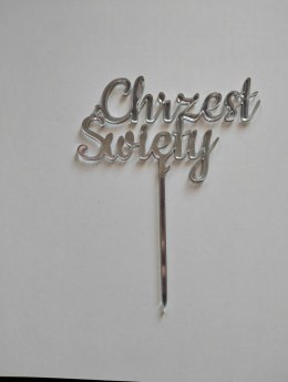 TOPPER plexi pleksa chrzest święty srebrny lustro2