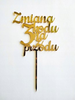 TOPPER pleksa ZŁOTA zmiana kodu dowolna cyfra