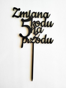 TOPPER pleksa czarna zmiana kodu dowolna cyfra