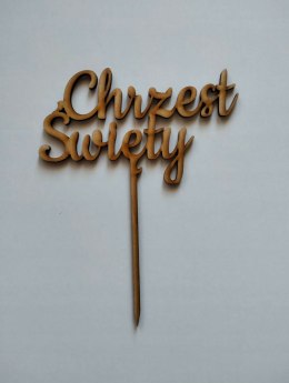 TOPPER sklejka drewno chrzest święty 2