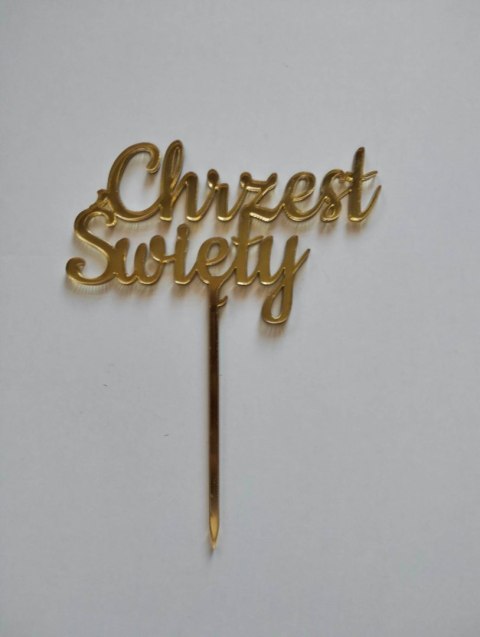 TOPPER z plexi pleksa chrzest święty złoty lustro2 TOPPER z plexi pleksa chrzest święty złoty lustro2