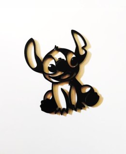 Topper pleksa czarna stitch bez szpikulca na bok