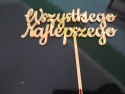 Topper pleksa złota lustr wszystkiego najlepszego1